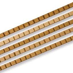 48" x 3/4" Dentil Moulding Hickory