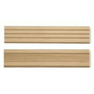 96" x 6" Beaded/Fluted Filler, Maple (2/Box)