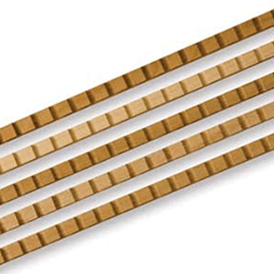 96" x 5/8" Dentil Moulding Oak