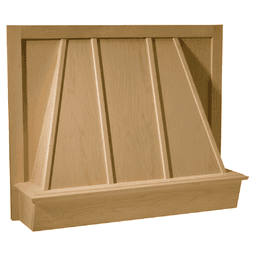 30" Omega Series Canopy Range Hood with Broan Liner, Rift White Oak