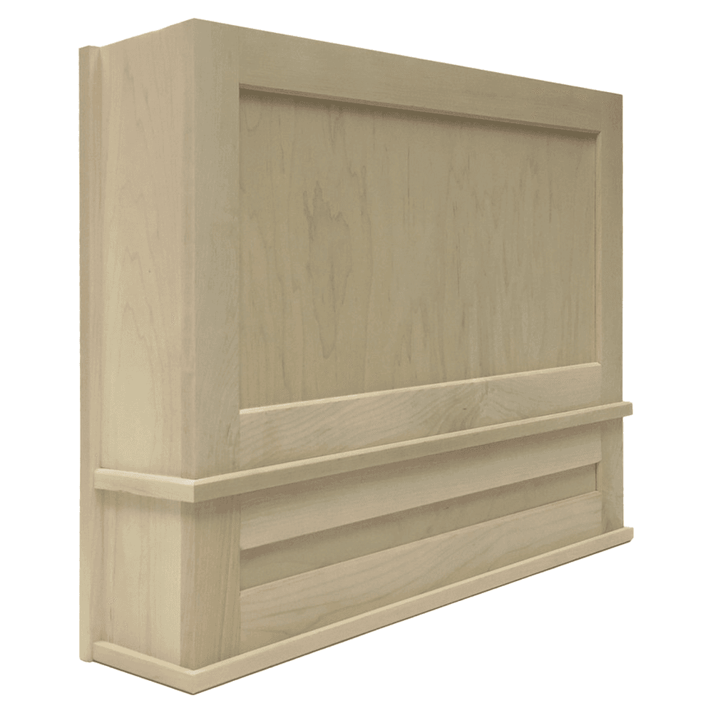 36" x 36" Estate Series Canopy Range Hood with Broan Liner, Alder