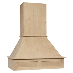 30" Signature Craftsman Straight Range Hood with Chimney, Rift White Oak