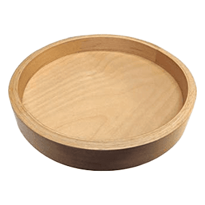 Select 10" Full-Circle 1 Tray Spice Lazy Susan, Maple