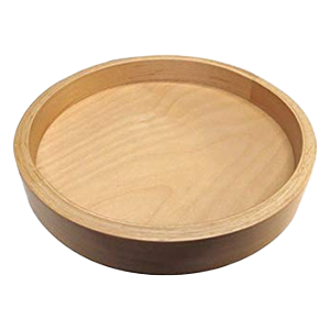 Select 10" Full-Circle 1 Tray Spice Lazy Susan, Maple