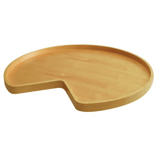 32" Kidney 2 Shelf Super Susan Kit with Detent, Maple