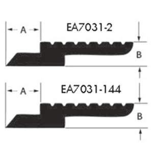 1-3/8" x 144" Aluminum Self-Mating Long Wall Clip