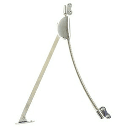 Heavy-Duty 16" Left/Right Drop Stay, Nickel-Plated