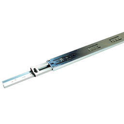 PRO 2.0 Drawer Slide with 100lb Capacity, Full Extension, Side-Mount, Bright Zinc, 18"