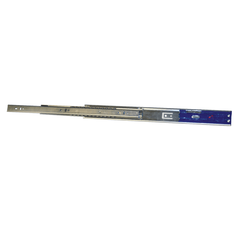 PRO200 Drawer Slide with 90lb Capacity, Full Extension, Side-Mount, Soft-Closing, Zinc, 18