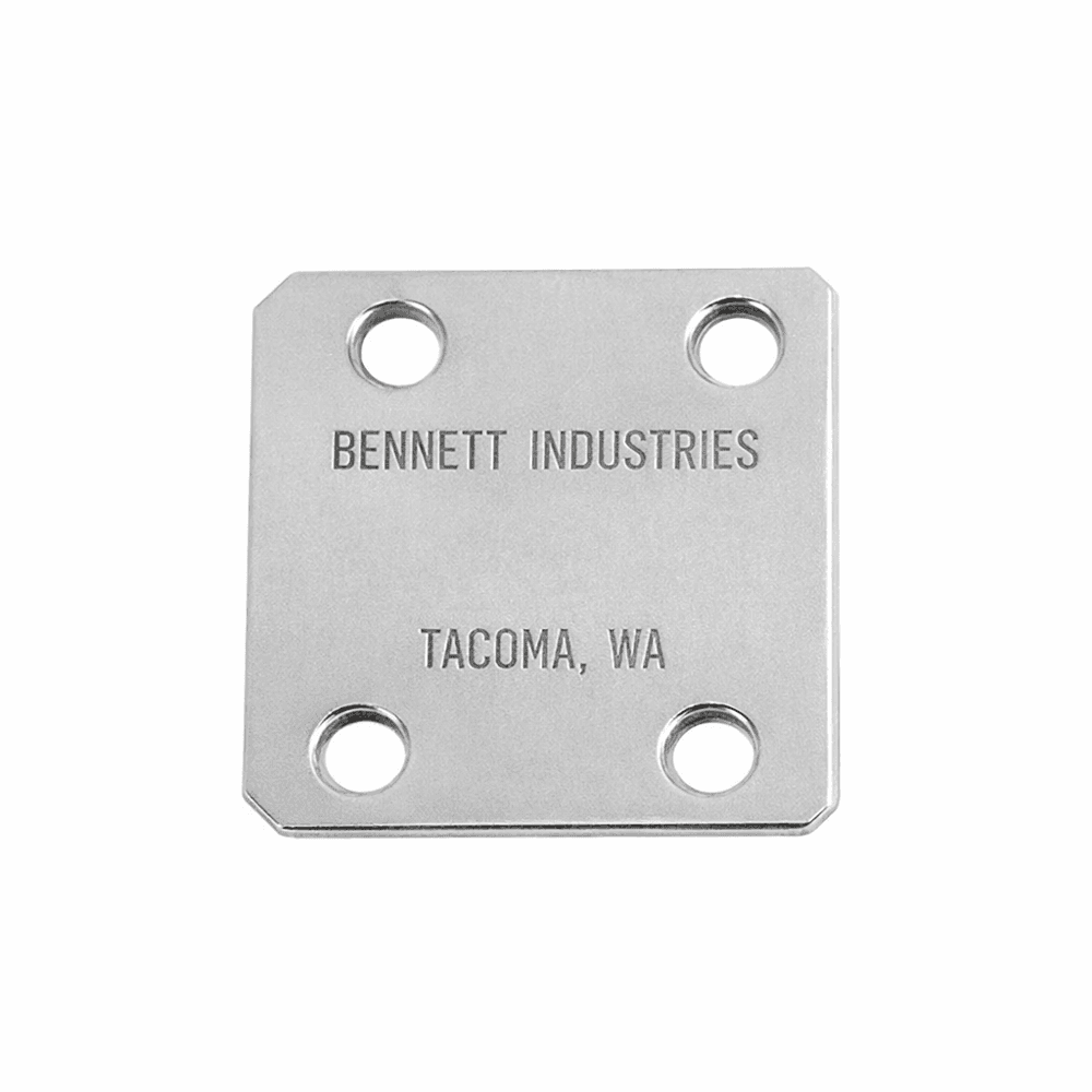 PRO 1-3/4" 4 Hole Mending Plate, Unplated