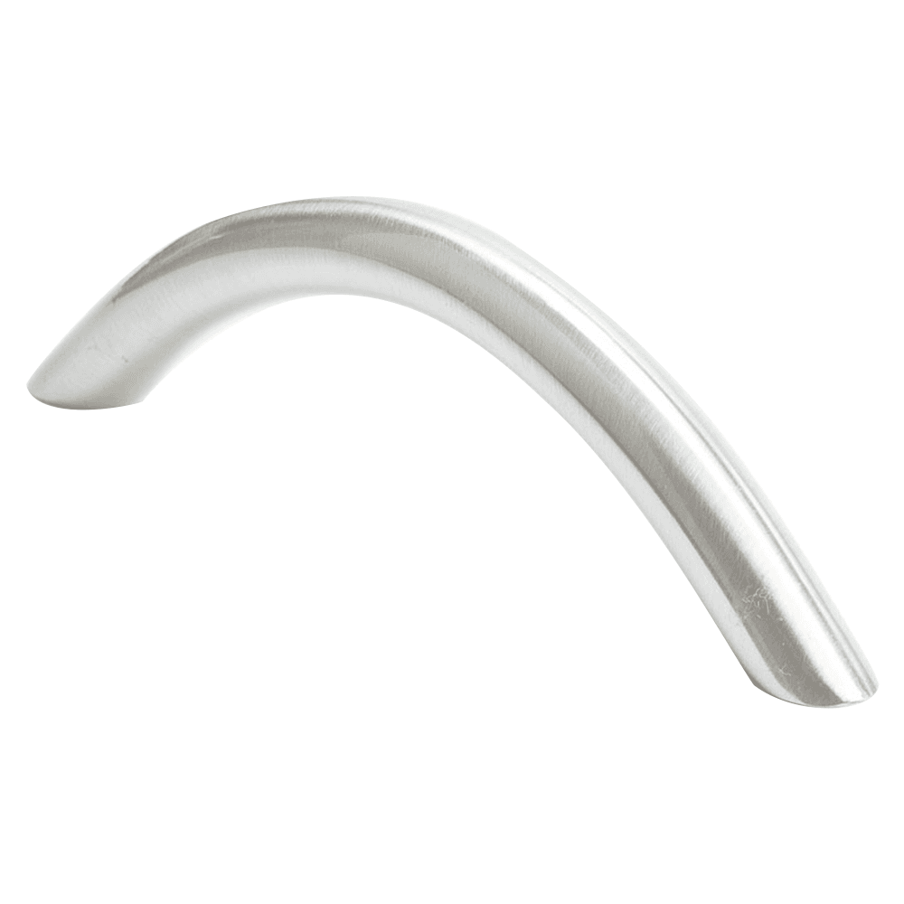 96mm Commercial Arch Pull, Satin Nickel, 4-1/2" Length