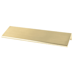 4-13/32" Edge Finger Pull, Satin Champagne