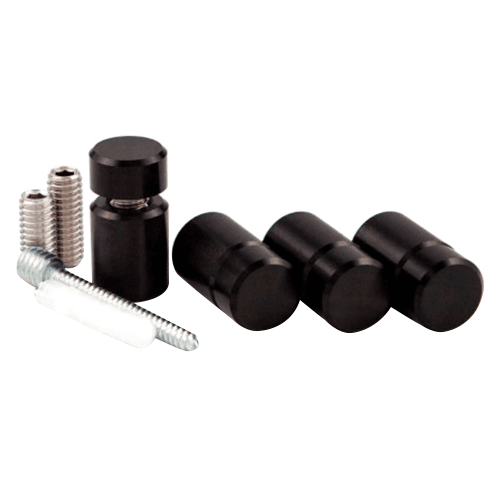 5/8" Diameter x 3/4" Long Standoff Kit, Black Anodized