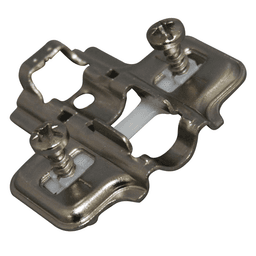 Wing Mounting Plate, Nickel-Plated, Screw-On, 0mm