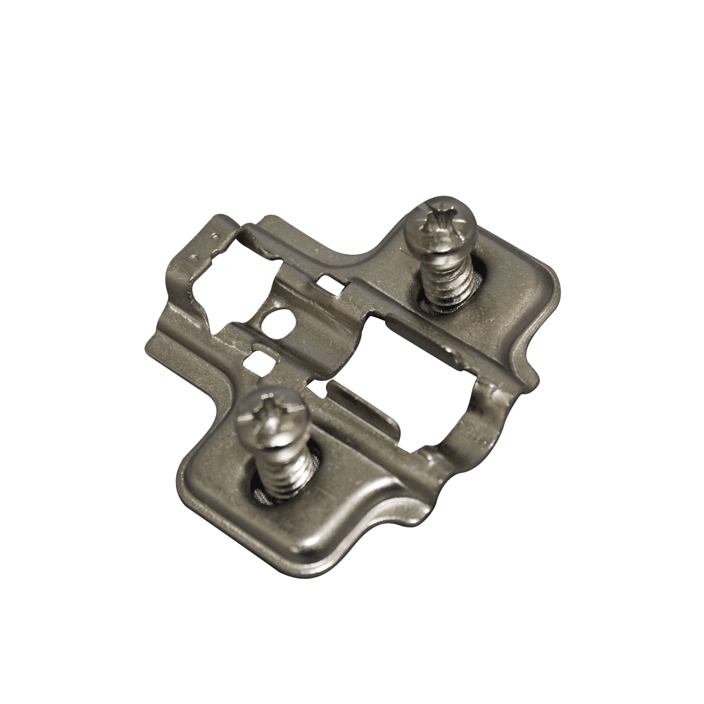 Cam Adjustable Wing Mounting Plate, Nickel-Plated, Screw-On, 0mm