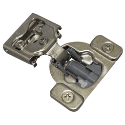 H9 105° Opening Wrap-Around Face Frame Hinge, 45mm Boring Pattern, Soft-Closing, 1/2" Overlay, Dowelled