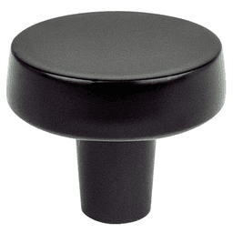 1-7/32" Mod Round Knob, Matte Black