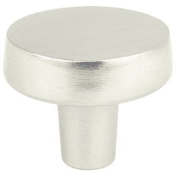 1-7/32" Mod Round Knob, Satin Nickel