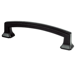 96mm Preferred Bar Pull, Matte Black, 4-13/32" Length