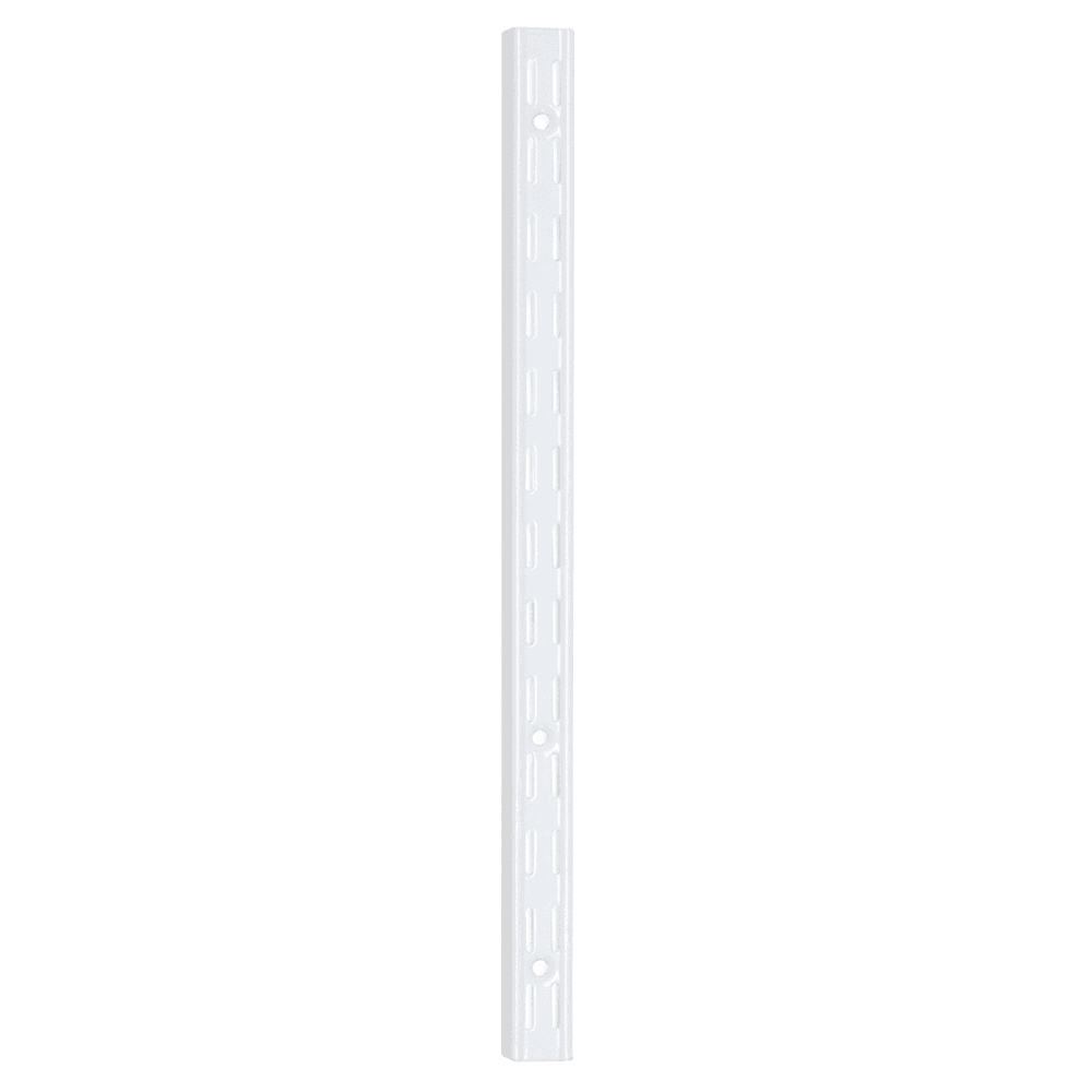39.19" PRO Value Premier Heavy-Duty Double Slot Shelf Standard, White Finish 10/Box