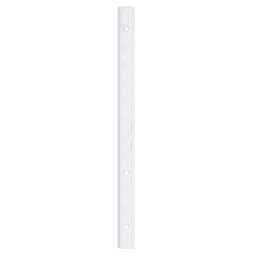 16.69" PRO Value Premier Heavy-Duty Double Slot Shelf Standard, White Finish 10/Box