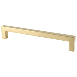 6-5/16" Square Pull, Satin Champagne