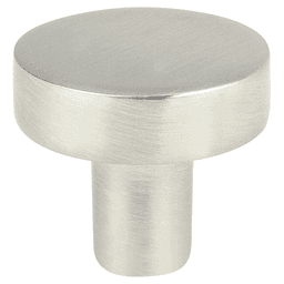1" Transitions 2.0 Round Knob, Satin Nickel