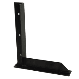 9" x 12" Concealed Bracket with Hardware, White Finish