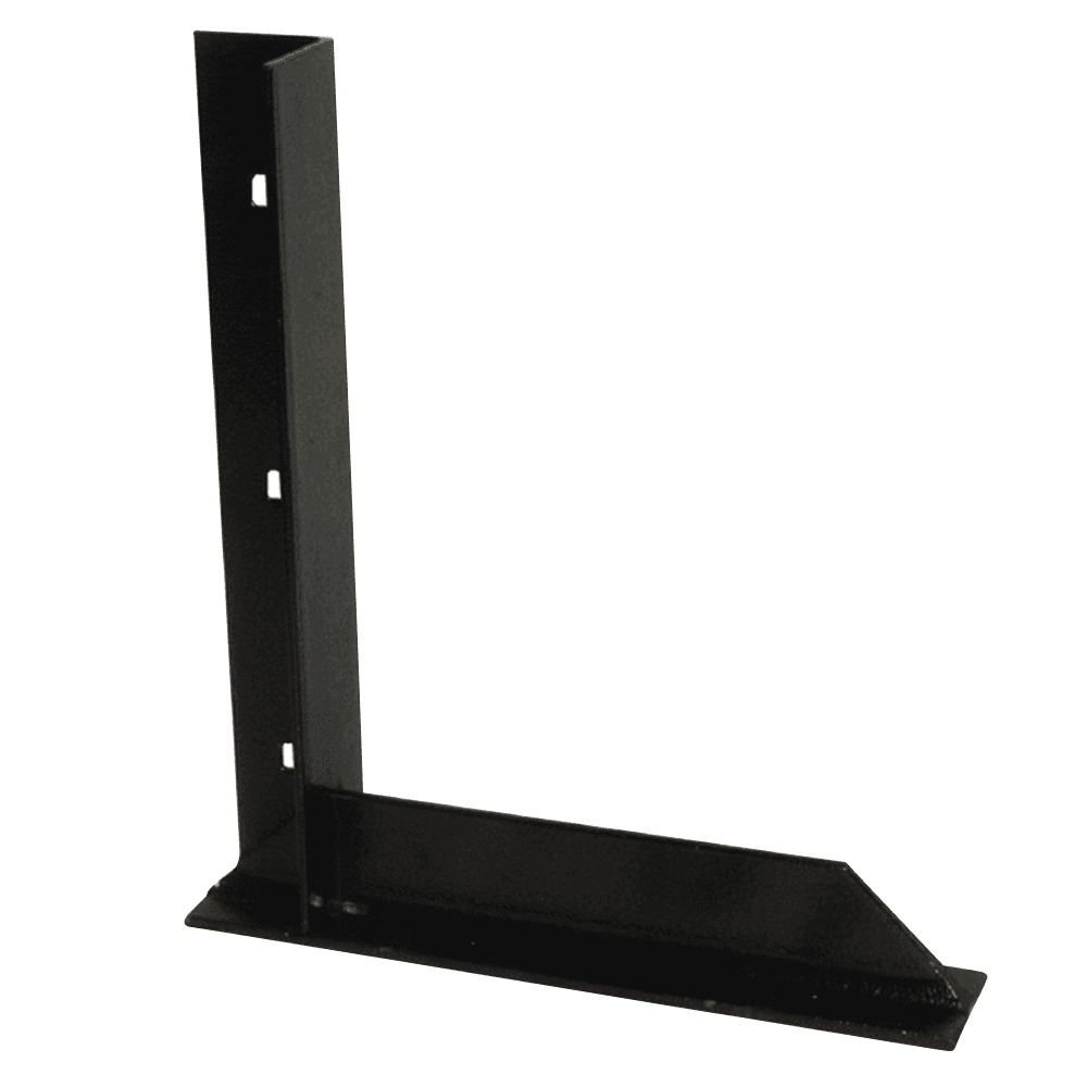 18" x 24" Concealed Bracket with Hardware, Black Finish