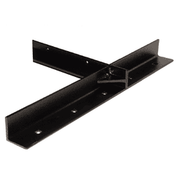12" x 20" Extended Concealed Bracket with Hardware, White Finish