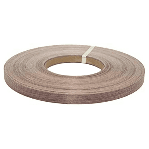 Wood Veneer Automatic Edgebanding, Unfinished, Walnut, 15/16" Width, 500' Roll