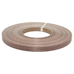 Wood Veneer Automatic Edgebanding, Unfinished, Walnut, 15/16" Width, 500' Roll