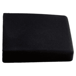Right Cover Cap for Metal Hanging Bracket, Black (50/Box)
