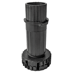 4-1/8" - 5-1/8" Smile System Cabinet Leveler, Black (400/Box)
