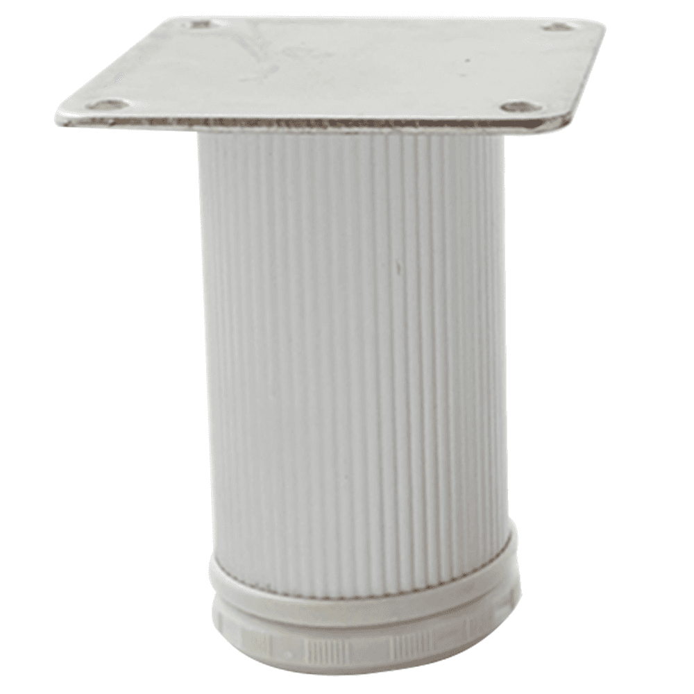 2" Diameter x 4" High Como Furniture Leg, Alumina