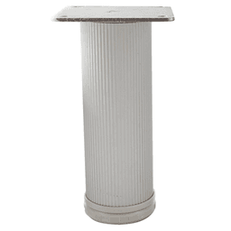 2" Diameter x 6" High Como Furniture Leg, Alumina