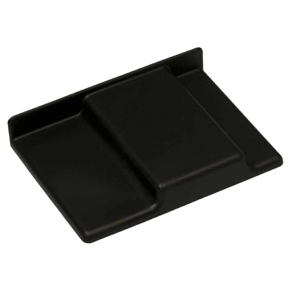 Left-Hand Cover Cap for 807 Hanging Bracket, Black (400/Box)
