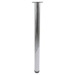2-3/8" Diameter x 40-3/4" High Rockwell Single Table Leg, Chrome