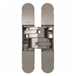 1130 Invisible 180° Opening Hinge, Satin Nickel