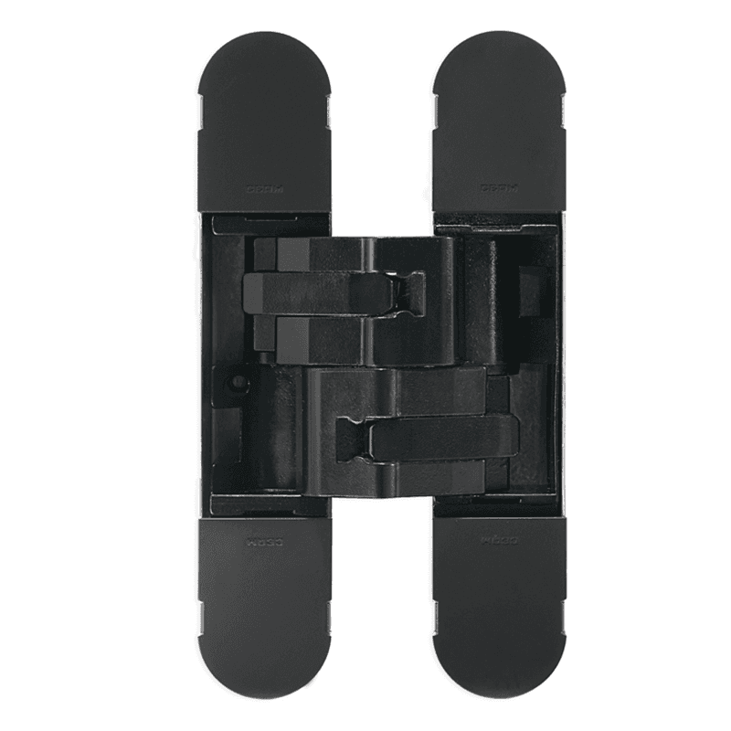 1131 Invisible 180° Opening Hinge, Matte Black