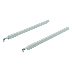 Tandembox Rectangular Center Gallery Rail, Gray, 21-5/8