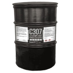 Tensorbond C307 CA Compliant Contact Adhesive, Clear, 54 Gallon Drum