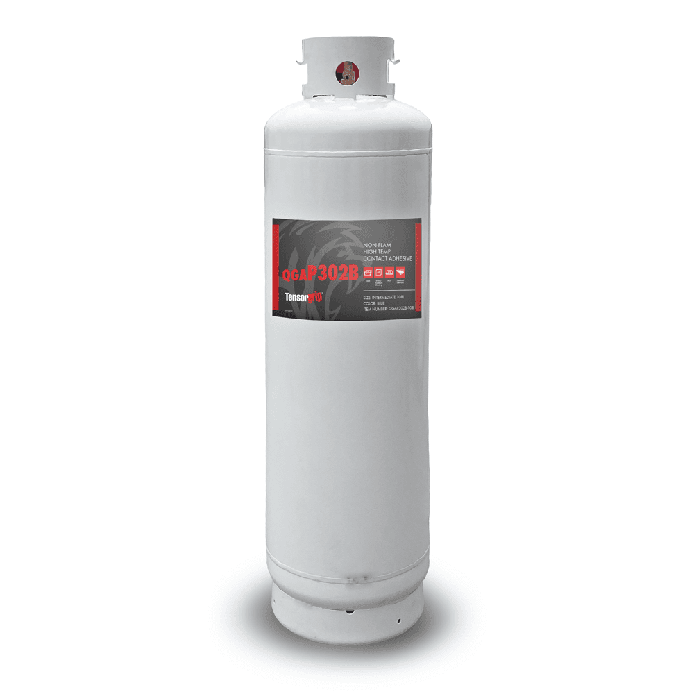 TensorGrip P302 Non-Flammable High Tempurature Contact Adhesive, Blue, 108 Liter Canister