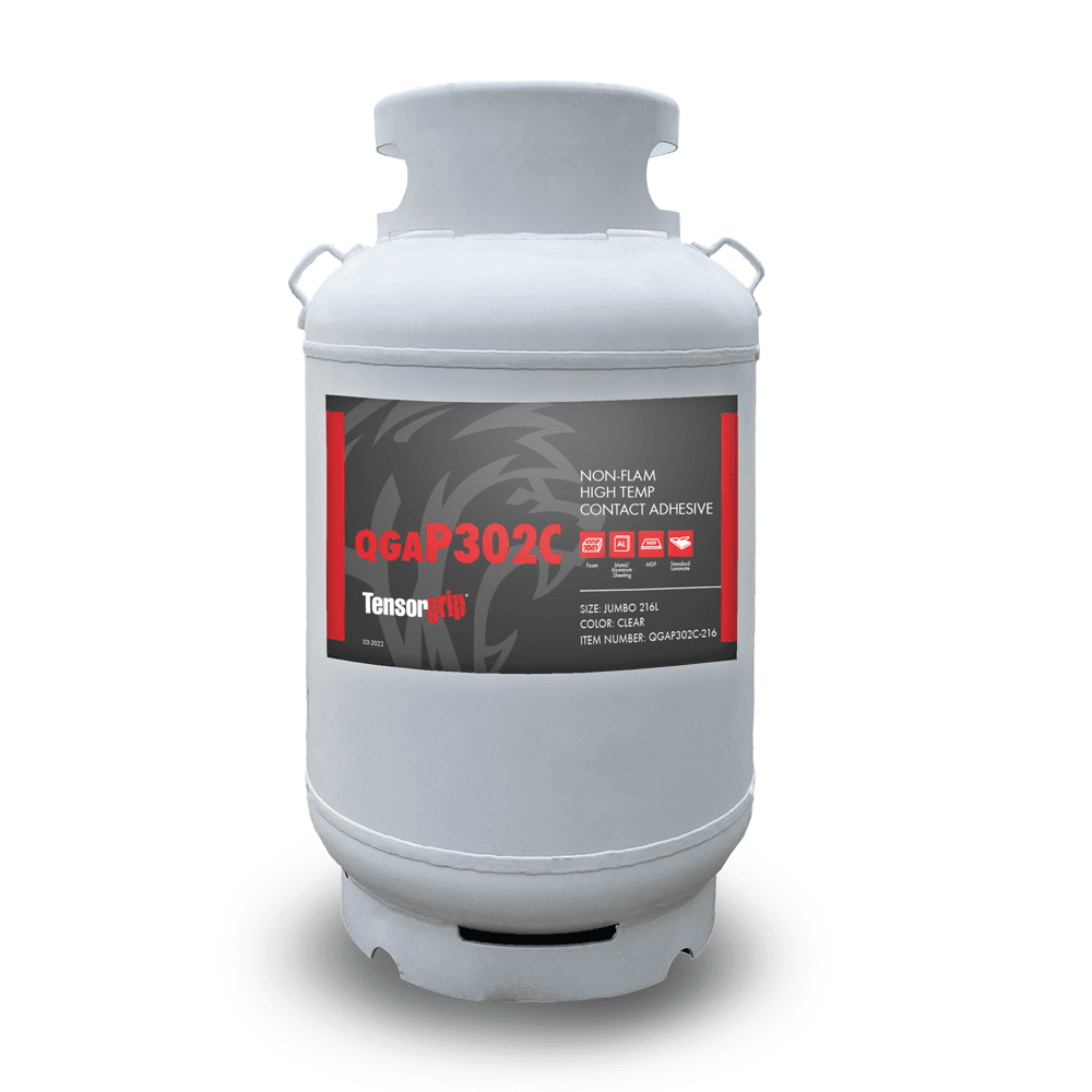 TensorGrip P300 High Tempurature General Purpose Contact Adhesive, Clear, 216 Liter Canister