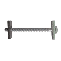 #1/4-20 x 3-1/2" Hex Head Draw Bolt, Zinc, 100/Pack