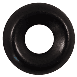 #06 Finish Cup Washer, Black, 1000/Pack