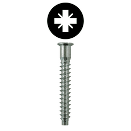 5mm x 40mm Flat Head Confirmat Screw, Pozi Drive Fine Thread and Blunt Point, Zinc, Box of 5 Thousand by Wurth