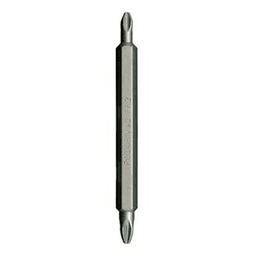 #2 x 2" Phillips/Pozi Drive Double End Power Bit (5/Pack)
