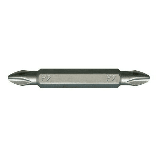 #2 x 3" Phillips/Phillips Drive Double Ended Reduced Power Bit (5/Pack)