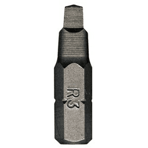 #3 x 1" Square Drive 2-Piece Insert Bit (10/Pack)